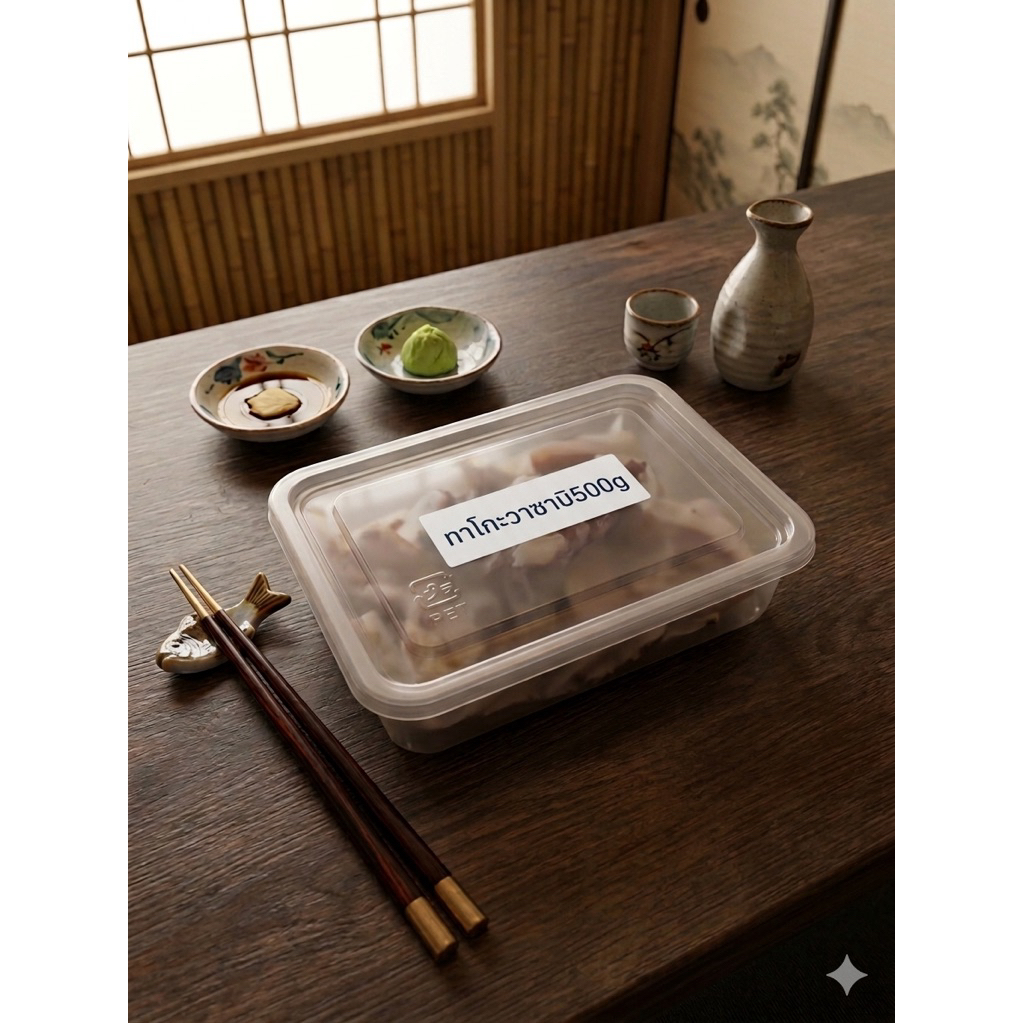 ทาโกะวาซาบิ(แบบกล่อง)500g