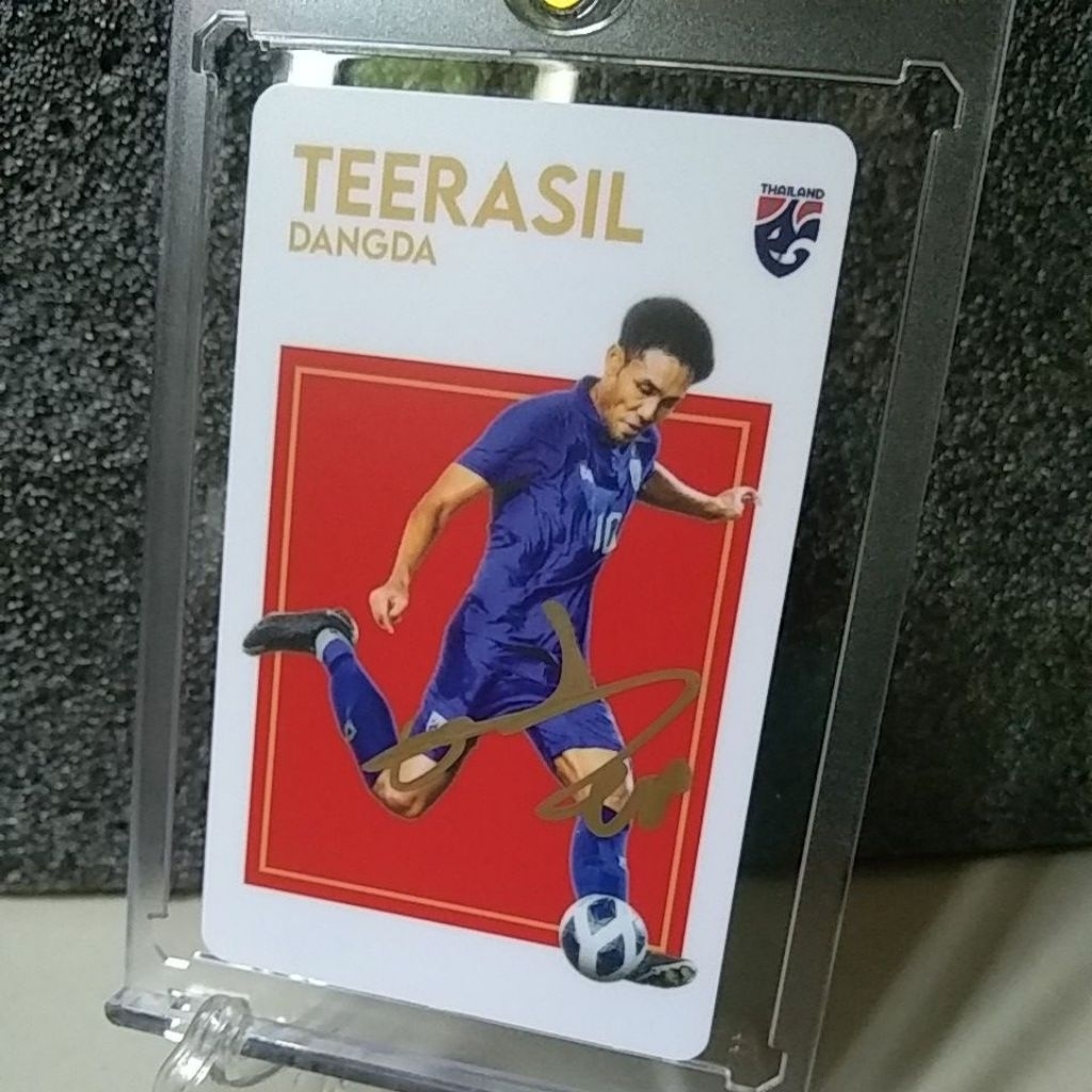 การ์ดฟุตบอล FA THAILAND v CHINA AUTO ธีรศิลป์ แดงดา