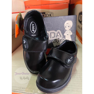 New‼️ รองเท้านักเรียนอนุบาลชาย หนังดำล้วน ADDA 41A05