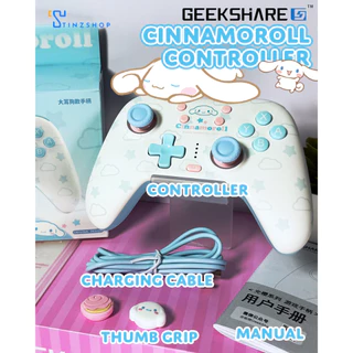 [ส่งด่วน] ของแท้ มีรับประกัน GeekShare Joy Pro Controller Pompompurin , Cinnamoroll , for Switch , PC , Android / iOS