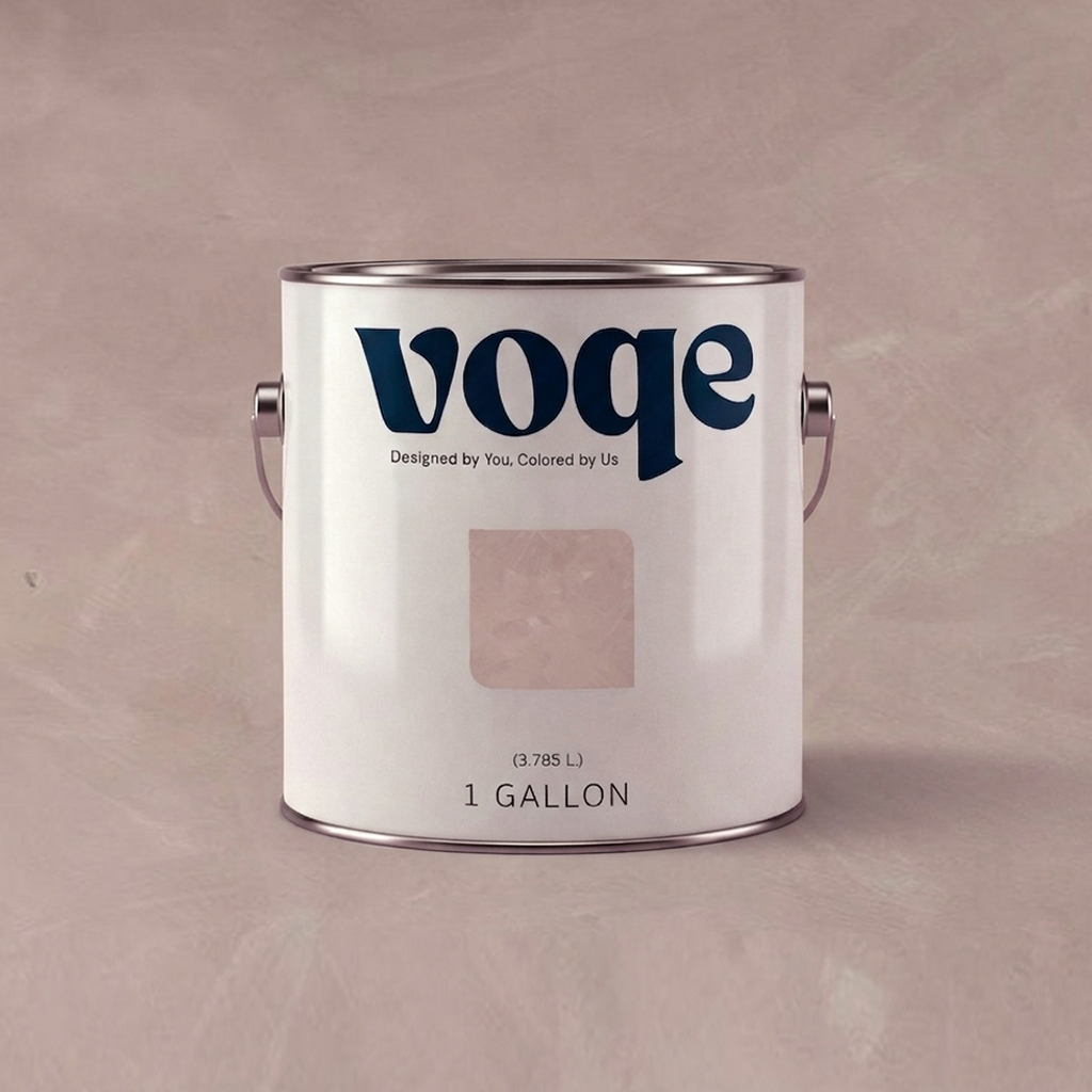 Voqe Mineral Finish เฉดสี ชมพูกะปิ สีตกแต่งธรรมชาติ สร้างมิติ ผิวสัมผัสแบบด้าน (Matte Finish)