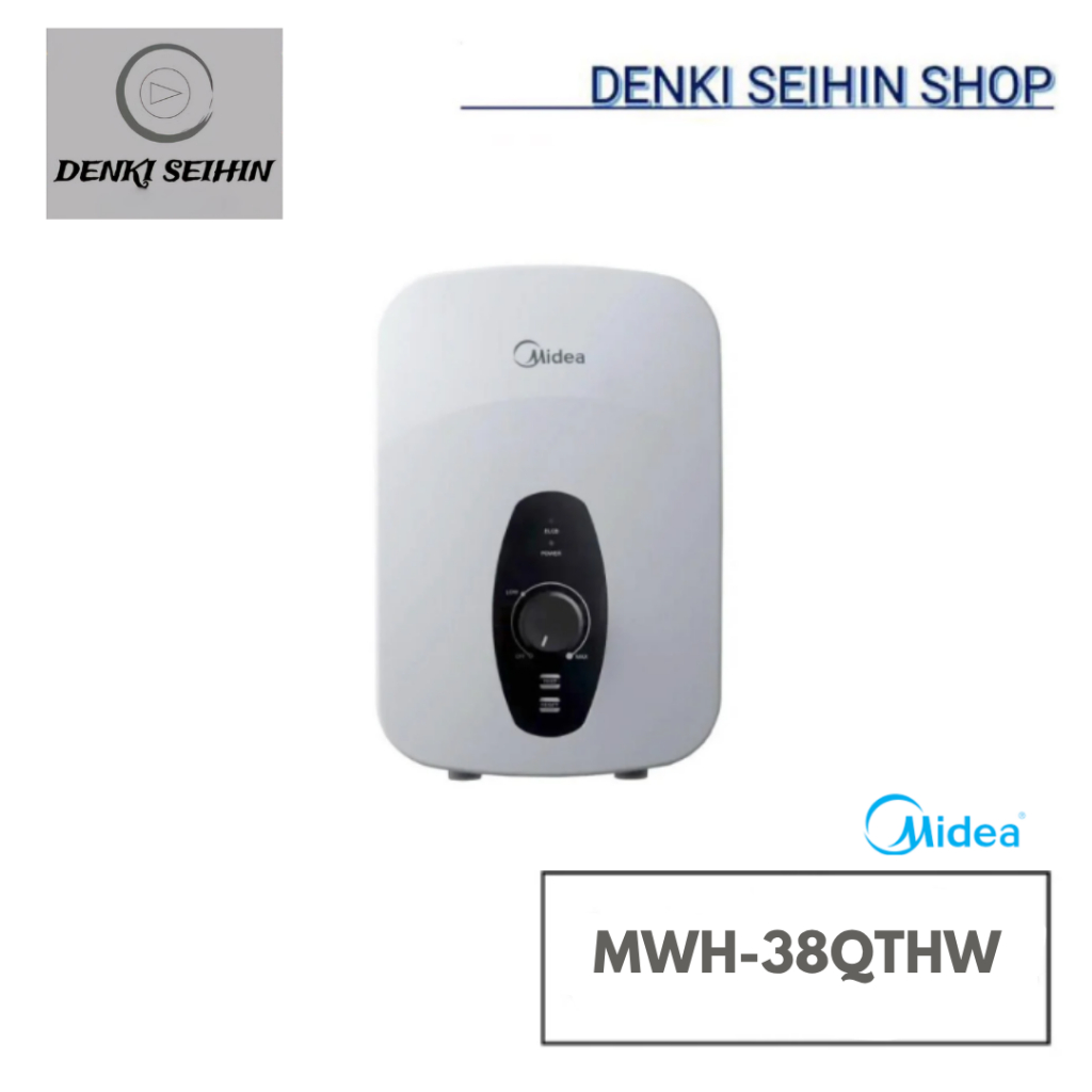 MIDEA เครื่องทำน้ำอุ่น3800W รุ่น MWH-38QTHW