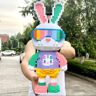 (บล็อกตัวต่อ) บล็อกตัวต่อขนาดใหญ่ 10000 ชิ้น โมเดลอาคาร บล็อกอาคาร3D 50CM บล็อกอาคาร ของเล่นสําหรับเด็ก จุดกรุงเทพฯ🚚