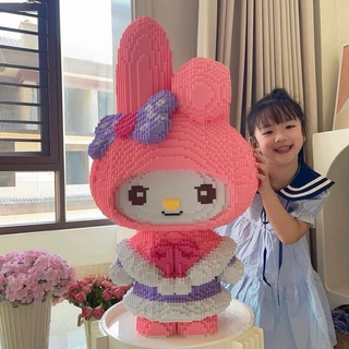 (บล็อกตัวต่อ) บล็อกตัวต่อขนาดใหญ่ 10000 ชิ้น โมเดลอาคาร บล็อกอาคาร3D 50CM บล็อกอาคาร ของเล่นสําหรับเด็ก จุดกรุงเทพฯ🚚