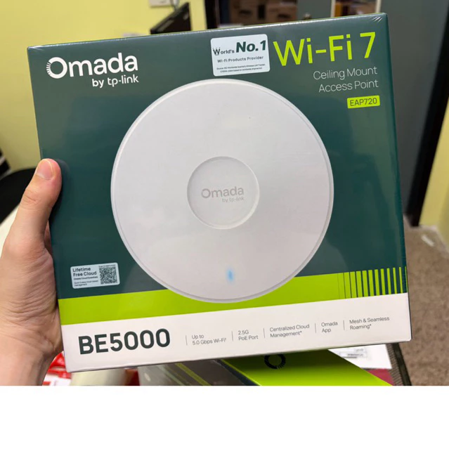ส่งด่วน TP-LINK EAP720 / EAP770 ฟรี Adapter Wi-Fi 7 BE5000 BE9300 Access Point 2.5G PoE Mesh EAP723