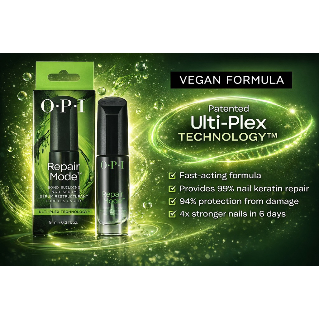 🛒พร้อมส่ง Opi Repair Mode Bond Building Nail Serum 99% Nail Keratin Repair For Smooth & Stronger Nai