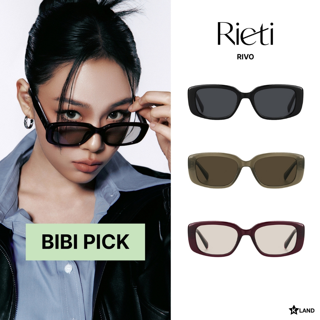 [ NEW!! สินค้าใหม่!! ] Rieti - RIVO แว่นกันแดด ป้องกัน UV400 ได้ 99.99% BIBI pick collection (RTI26SU2019U)