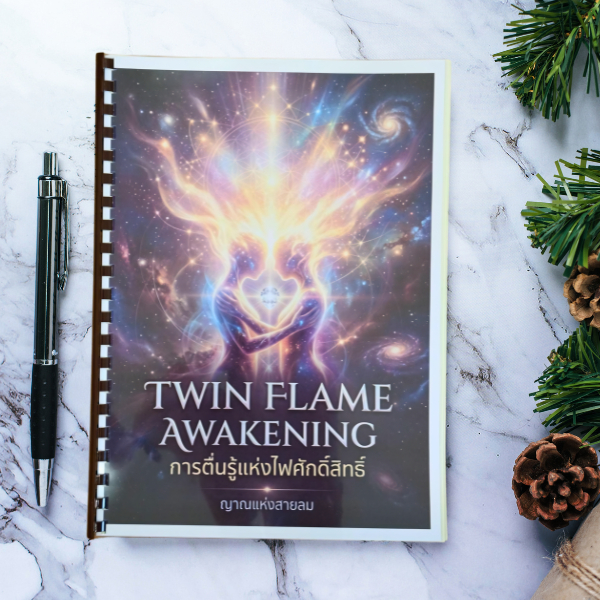 หนังสือจิตวิญญาณ “Twin Flame Awakening” เส้นทางทวินเฟรม การตื่นรู้ & การยกระดับพลังงาน เขียนโดย ญาณแห่งสายลม