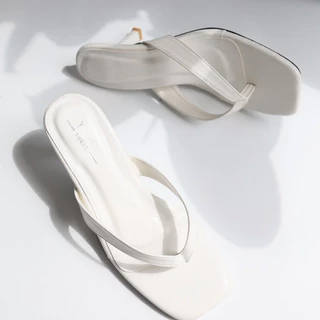 YOURSHOES B21 / รองเท้าส้นสูง 2.3นิ้ว รองเท้าหูคีบ รองเท้าผู้หญิง