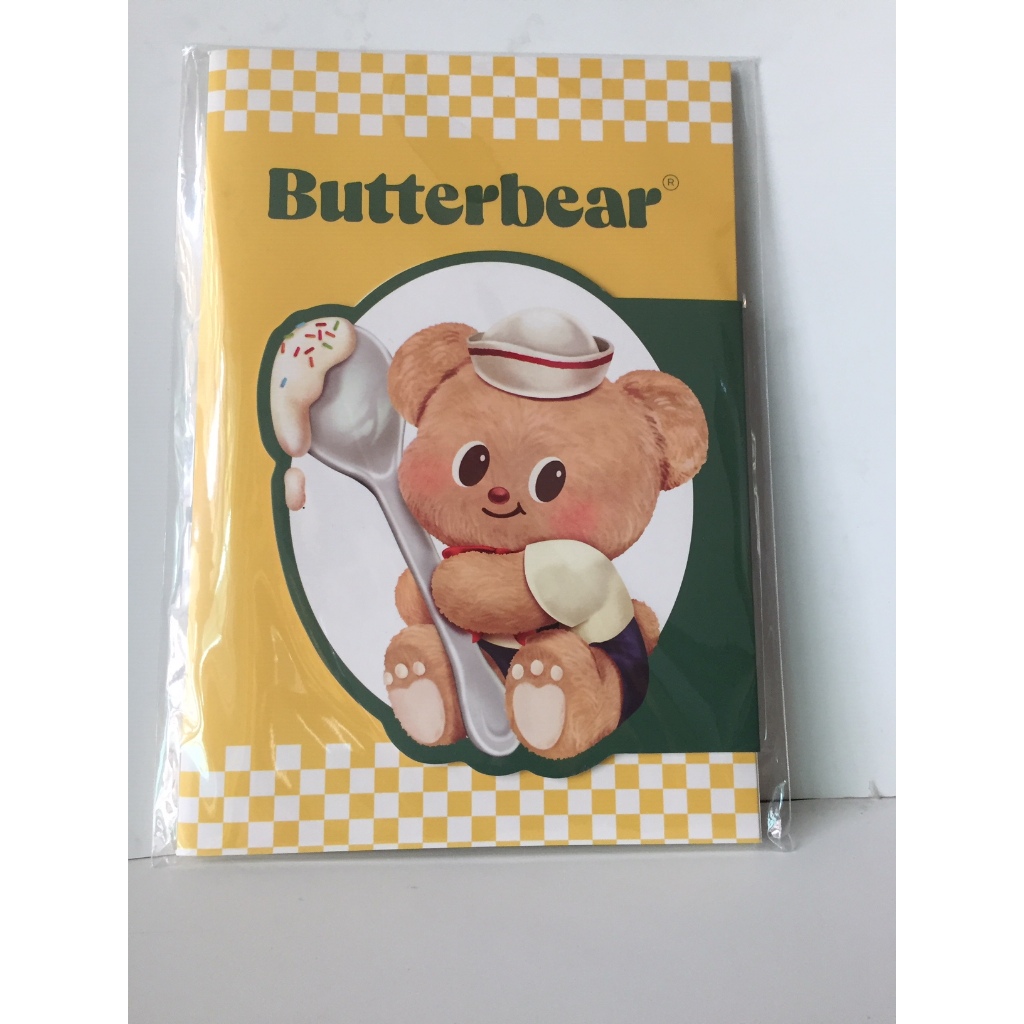 ✨ของใหม่✨ สมุดโน๊ต A5 Kian-Da Butterbear (Spoon)