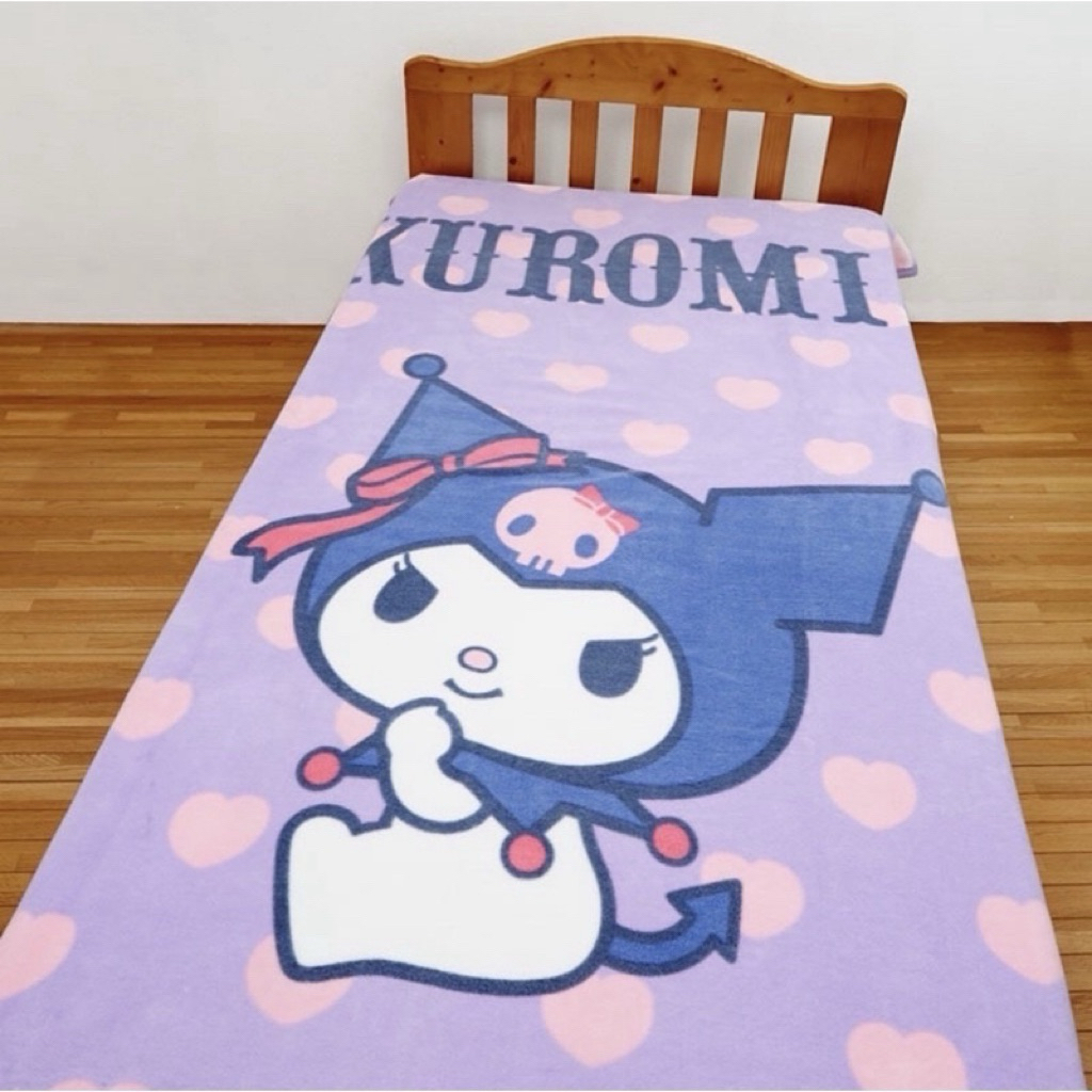 🇯🇵Sanrio License❄️Kuromi Cotton Winter Blanket Blanket⛄️ ⁣  ⁣⁣⁣⁣⁣⁣💜In original packaging🖤 ⁣
