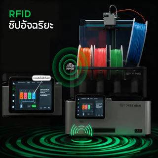 3D Printer Filament Bambu Lab Pla Matte คุณภาพสูง แบรนด์ มีหลายสี RFID พร้อมถาด 1.75mm 1KG สำหรับ Bambu A1a/A1 mini/X1