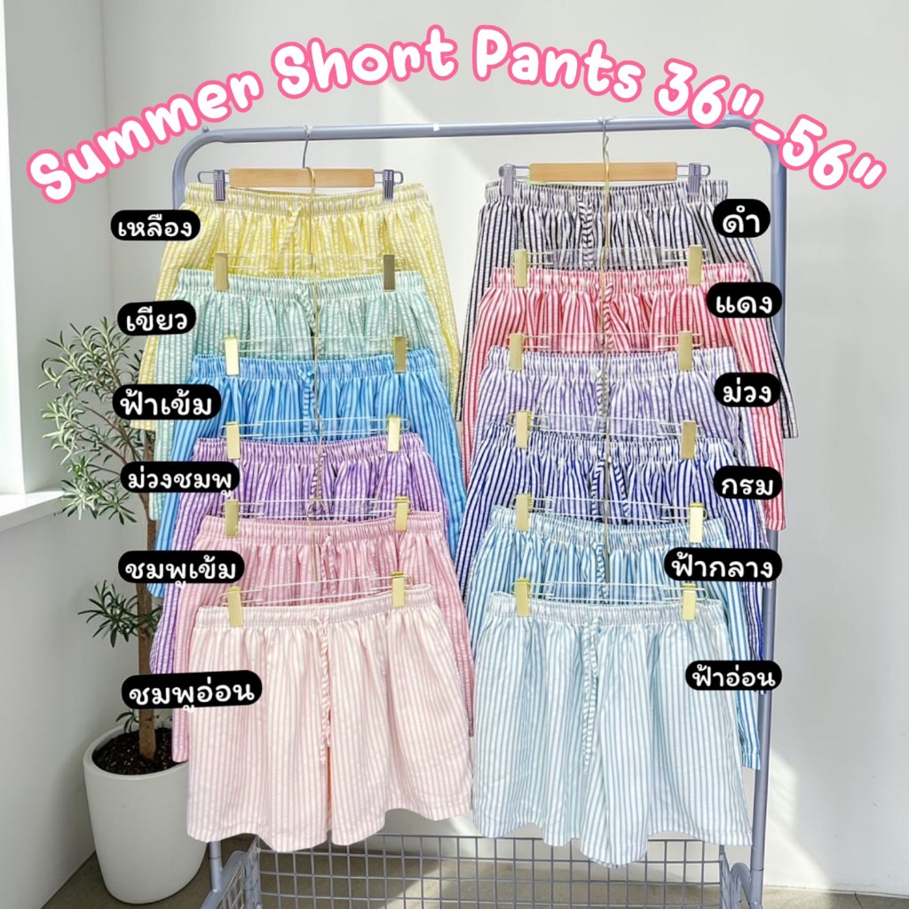 กางเกงขาสั้น Summer Short Pants 36"-60"