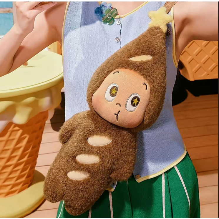 พร้อมส่งจากไทย twinkle twinkle Moon Gelato Series- Plush Baguette Bag