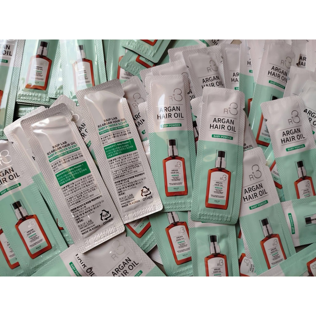 Raip R3 Argan Hair Oil กลิ่น Baby Powder 4ml