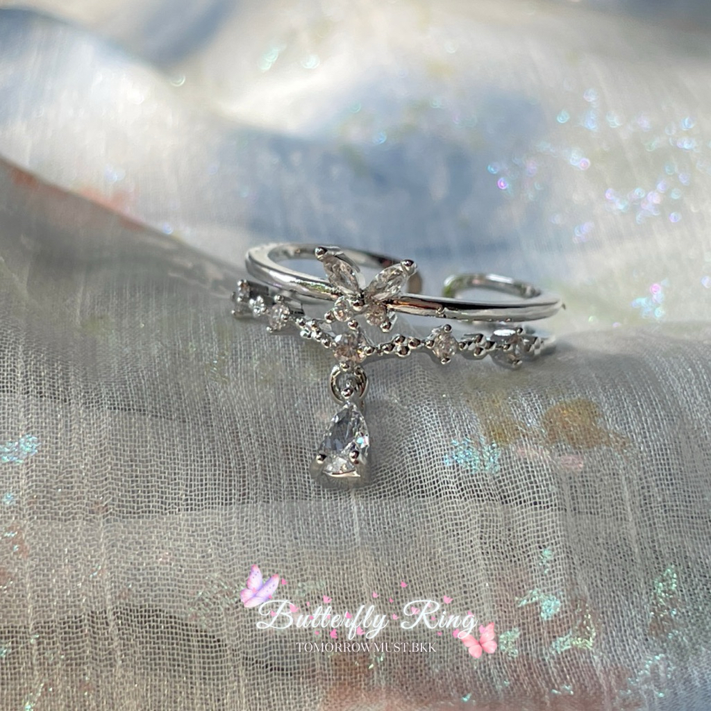 Butterfly ring แหวนผีเสื้อ R010-S