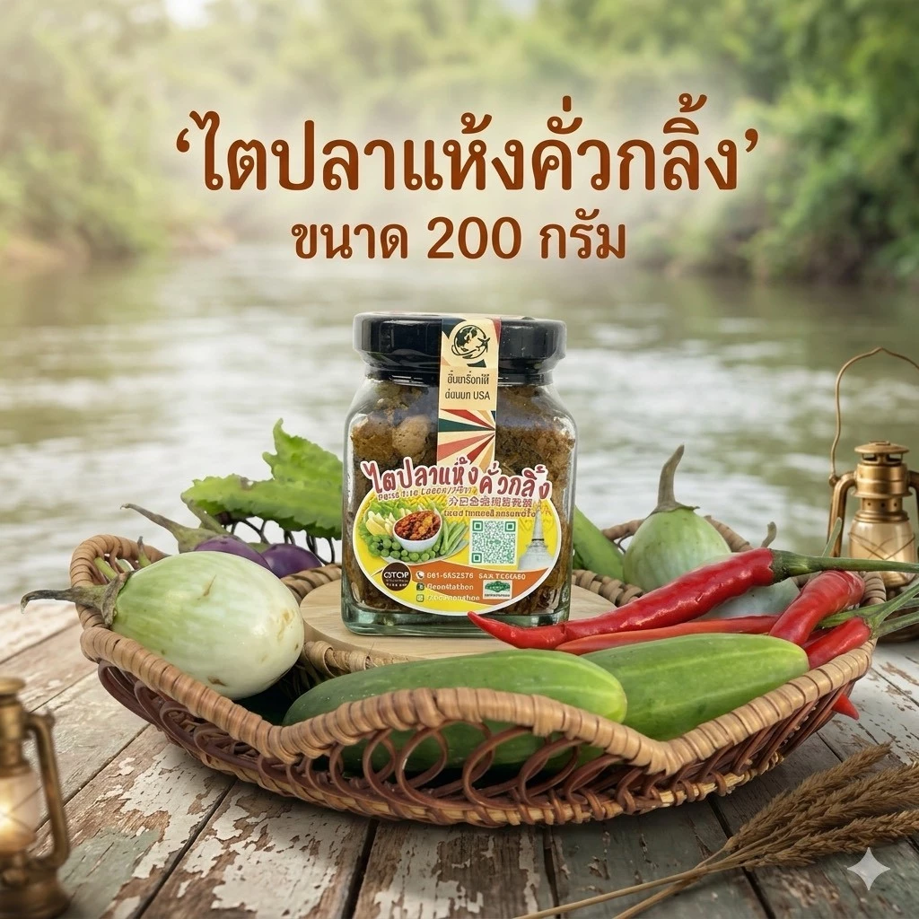 [โปรโมชั่น] บุญนคร ไตปลาแห้งคั่วกลิ้ง เนื้อปลาซาบะย่าง ไตปลา ขนาด 200 กรัม ของดีเมืองนครฯ