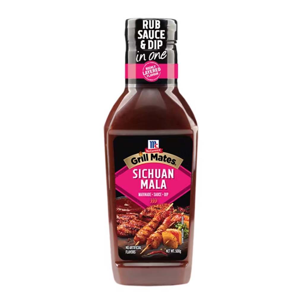 แม็คคอร์มิค กริลล์ เมทส์ ซอสเสฉวนหม่าล่า 500 ก. McCormick Grill Mates Sichuan Mala Sauce 500g.