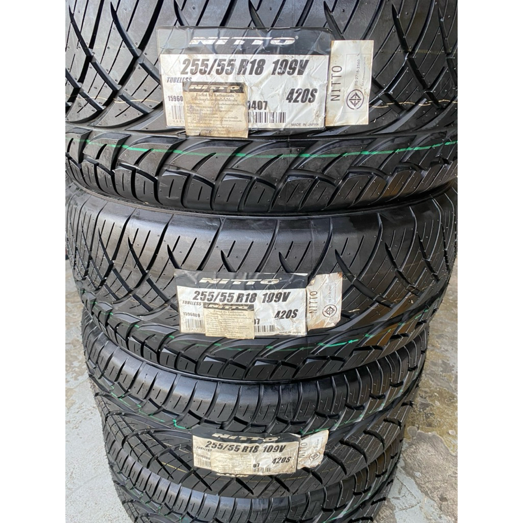 255/55R18 NITTO NT420S 🇯🇵 ยางใหม่ นิตโตะแท้ ญี่ปุ่น ราคา 4 เส้น ผลิตปี 2019 ญี่ปุ่น Made in japan ทน