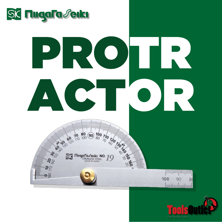 SK Niigata Seiki Pretractor ครึ่งวงกลมวัดองศา รุ่น PRT-19