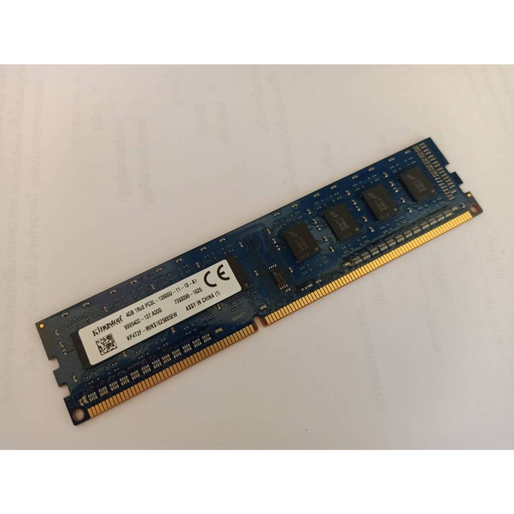 RAM Kingston PC3L-DDR3-bus1600/ 4G  ไฟต่ำ 1.35 V. แบบ 8 ชิป ตัวสูง สำหรับ PC