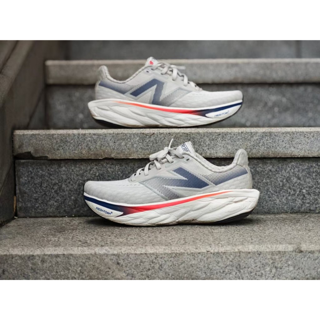 New Balance 1080 v14 สีเทา Fresh Foam X รองเท้าวิ่ง ลดแรงกระแทก ระบายอากาศ