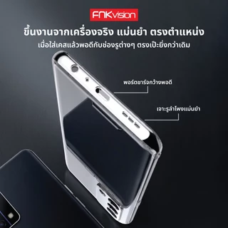 FNKvision เคสใส กันกระแทก สำหรับ OPPO A18 A58 A79 Reno12/pro 11/Pro 10/Pro+ A78 5G A60A3 Pro A5 Reno8Z/T 7Z A98/A96 A77