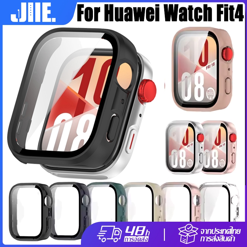 เคส สําหรับ Huawei Watch Fit4 กระจกนิรภัยเคส🔥Huawei Watch Fit4 เคสป้องกันพีซีแบบชิ้นเดียว🔥Huawei Wat