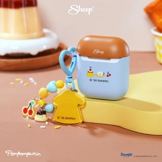 [For Airpods Pompompurin] Pompompurin Collection เคสสำหรับ Airpods ลายปอมปอมปุริน พร้อม Keychain แข็งแรงกันกระแทก