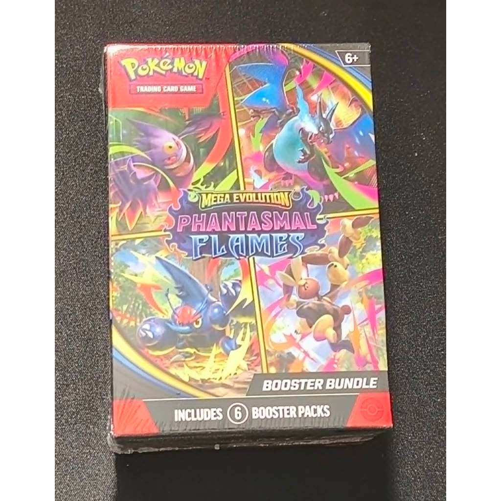 Pokémon TCG Mega Evolution Phantasmal Flames Booster Bundle English