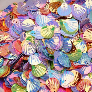 เปลือกหอย ทะเล (เปลือกหอย🧜‍♀️) ไม่มีกาวในตัว นางเงือก Sticker สติ๊กเกอร์ติดหน้า กลิตเตอร์ 🇹🇭(พร้อมส่ง)