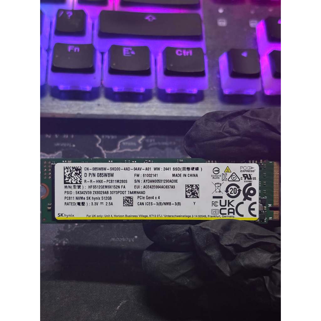 SSD M.2 NVMe SAMSUNG 970 EVO / Kioxia XG6 / SK hynix PC811 PCIe Gen 4 -512GB ของดีมี DRAM ในตัว โหลด