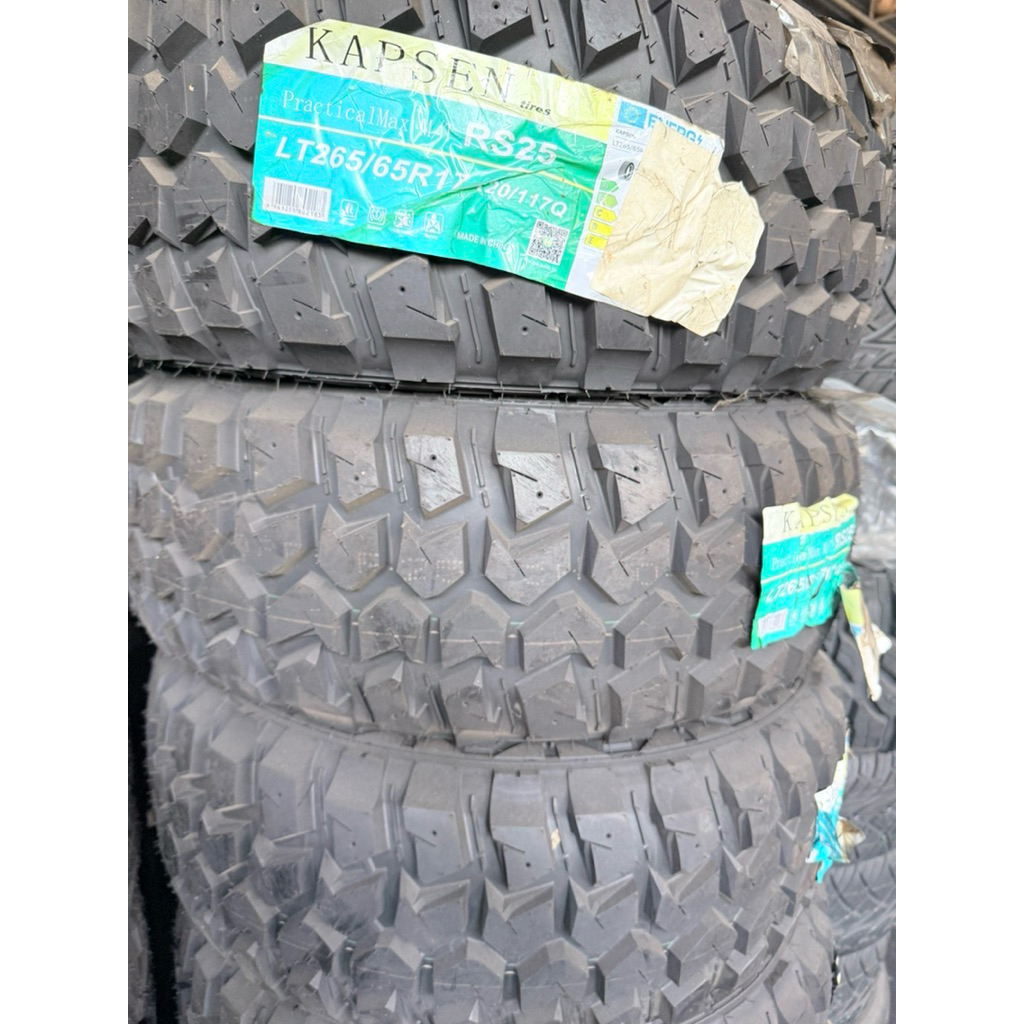 265/65R17 KEPSEN RS25 ดอก M / T ราคา 4 เส้น MUD TERRAIN ยางใหม่เก่าปี ขอบ 17 ดอกตะกรุย ดอกยางใหญ่ ลุ