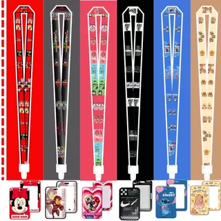 [พร้อมส่ง] 【จัดส่งจากกรุงเทพฯ】เฟรมการ์ด ลายการ์ตูน กรอบใส่การ์ด ศิลปิน ปลอกใส่บัตร พร้อมสาย พลาสติกใส ใส่บัตรนักเรียน