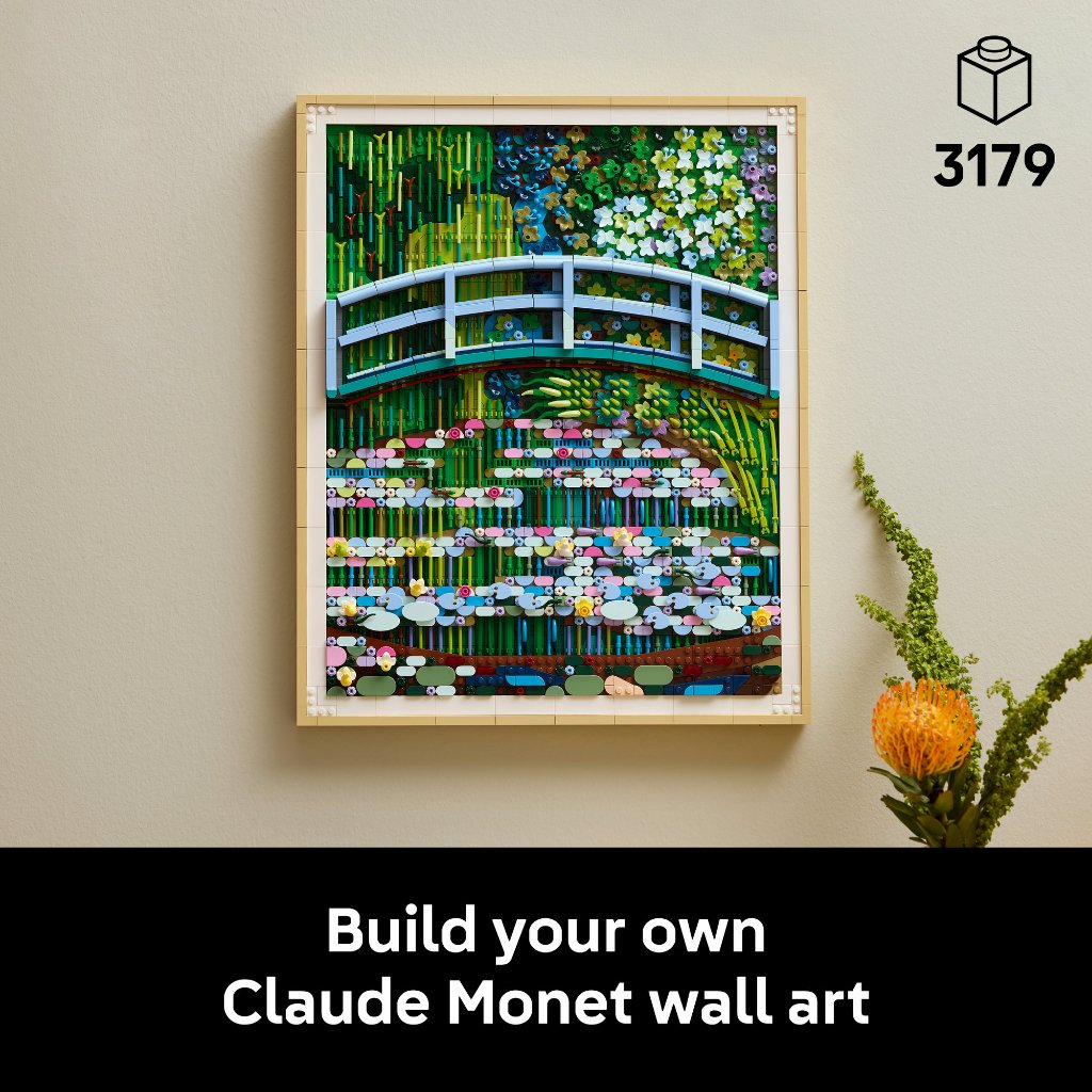 LEGO ART ‏31220 جسر مونيه فوق بركة الزنابق (3179 قطعة) — صورة 5