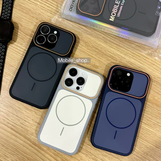 🔥มีส่งด่วน ในกทม.🔥 Case Magnetic สีด้าน เนื้อสัมผัสนุ่ม ดีไซน์กล้องseries17 เคสสำหรับไอโฟน 11-17Promax