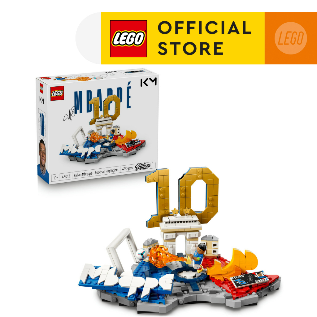 LEGO Editions Football 43011 Lionel Messi – Football Highlights (500 Pieces), Building Blocks, Kids Toy