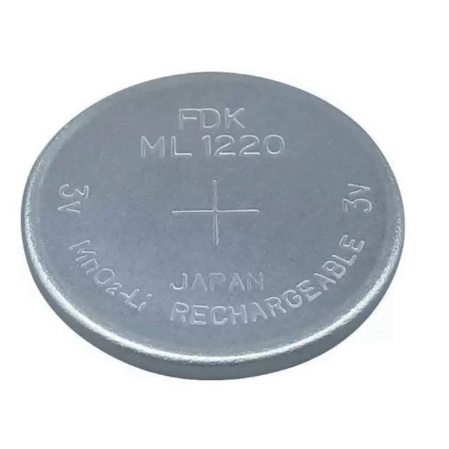 FDKถ่านแบคอับML1220 3V Rechargeable batteries 1ก้อน ของแท้