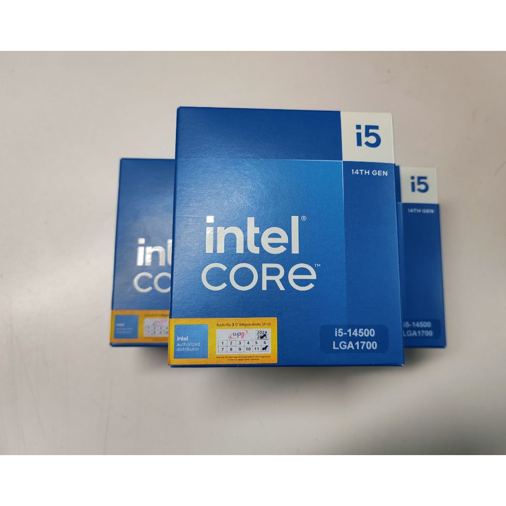 CPU ยี่ห้อ INTEL CORE I5-14500 1.9 GHZ. หน่วยประมวลผล INTEL