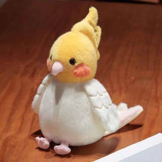 ตุ๊กตานกแก้วนุ่มฟู ตุ๊กตาขนนิ่ม ของขวัญ cockatiel | Lovebird | Budgie | Monk | Senegal