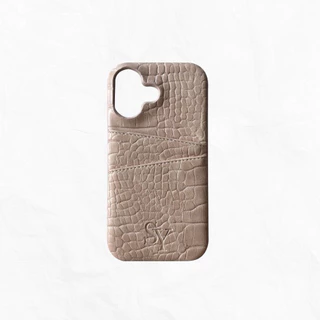 SAYA - Croc Cardholder Case (iPhone 17 & 16 series)