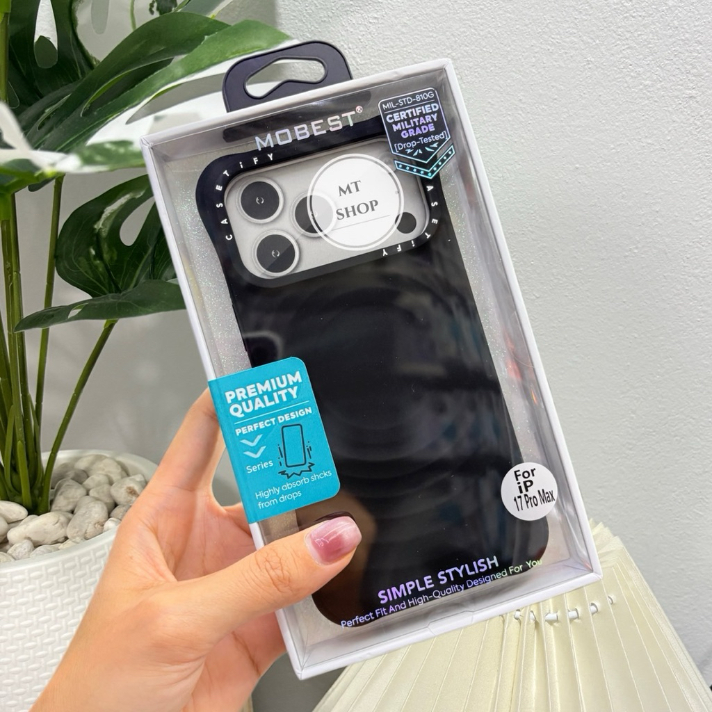 🎉Mobest Caseซิลิโคนแม่เหล็กชาร์จ เคสโทรศัพท์สำหรับ ไอโฟน iP 17promax 17pro