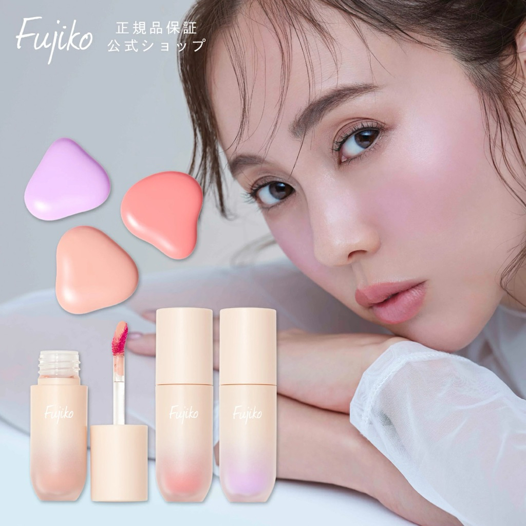 🇯🇵พรี | แท้ บลัชออนลิควิด FUJIKO - SUISAI CHEEK 3.8g🇯🇵