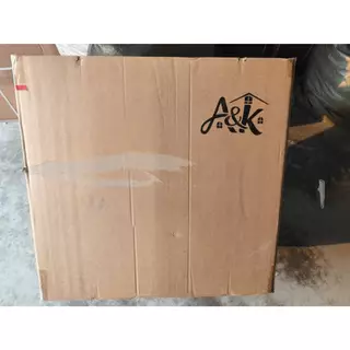 A&k family shop ตะกร้าผ้ามีล้อลาก 2 ชั้น สีขาว ตะกร้า