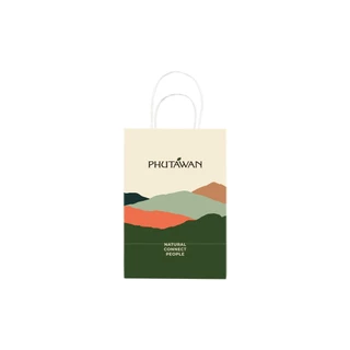 Phutawan Shopping Bag ถุงกระดาษ แบรนด์ ภูตะวัน มี 3 ขนาด ให้เลือก