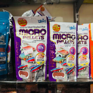 Hikari Micro Pelletsอาหารสำหรัปลาขนาดเล็ก ชนิดกึ่งลอยน้ำ