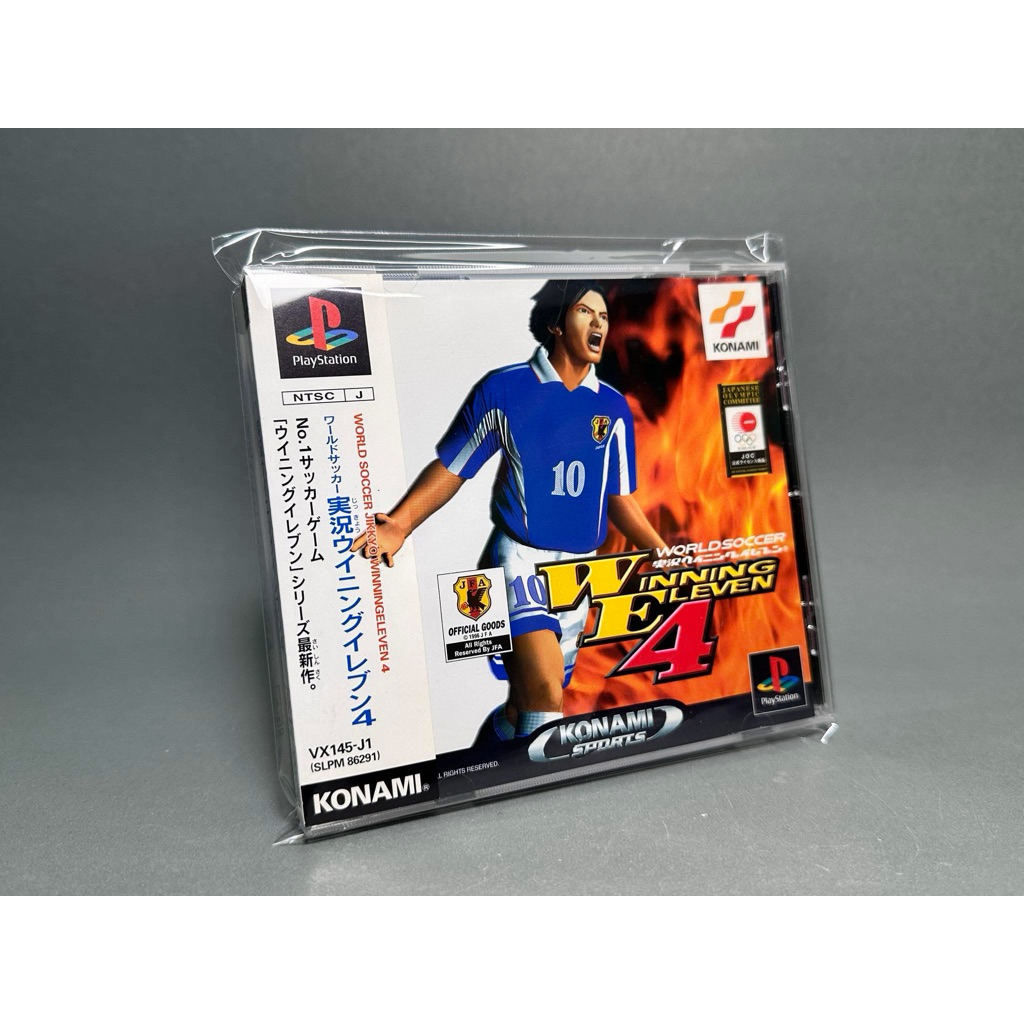 (3) แผ่นแท้ PlayStation (japan)(ps1)  World Soccer Jikkyou Winning Eleven 4