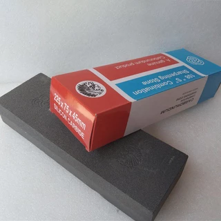 หินลับมีด Carborundum ตราคนป่า ขนาด 8x2x1 นิ้ว ใช้งานได้ 2 ด้าน