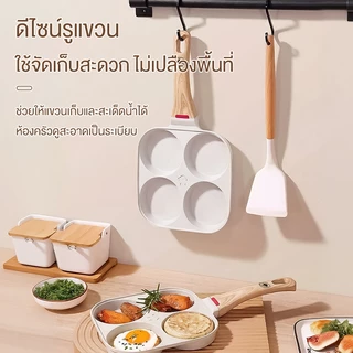 CAMEL กะทะหลุม 4หลุม หนาพิเศษ ไม่ติดกระทะ กระจายความร้อนเร็ว ทำอาหารหลายเมนู