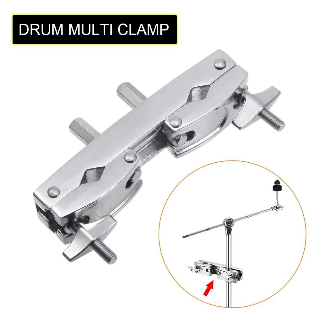 ปรับ QUICK RELEASE Multi-Clamp Cymbal Stand Holder CLAMP สําหรับกลอง Cymbal Stand Bracket